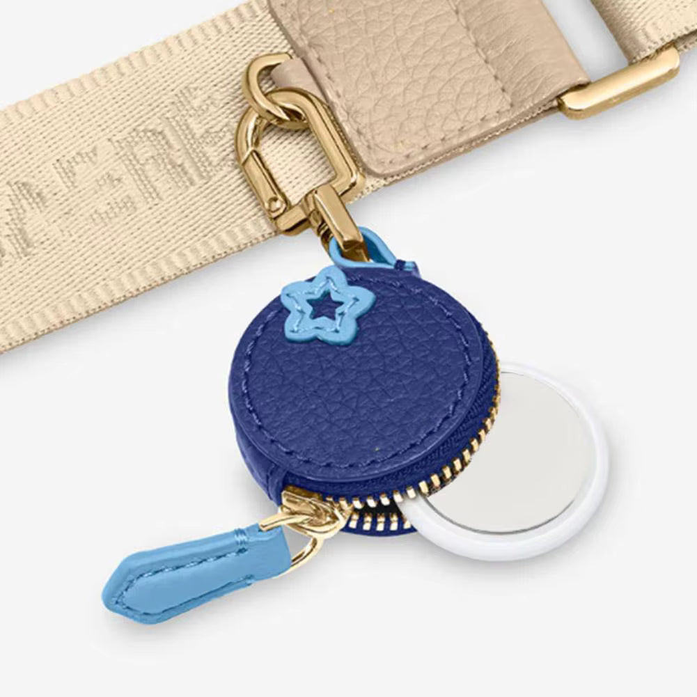 Cute Strawberry Leather Bag Charm Y2k Keychain with Zipper Preppy Purse Charm Cute core Accessories Aesthetic Stuff