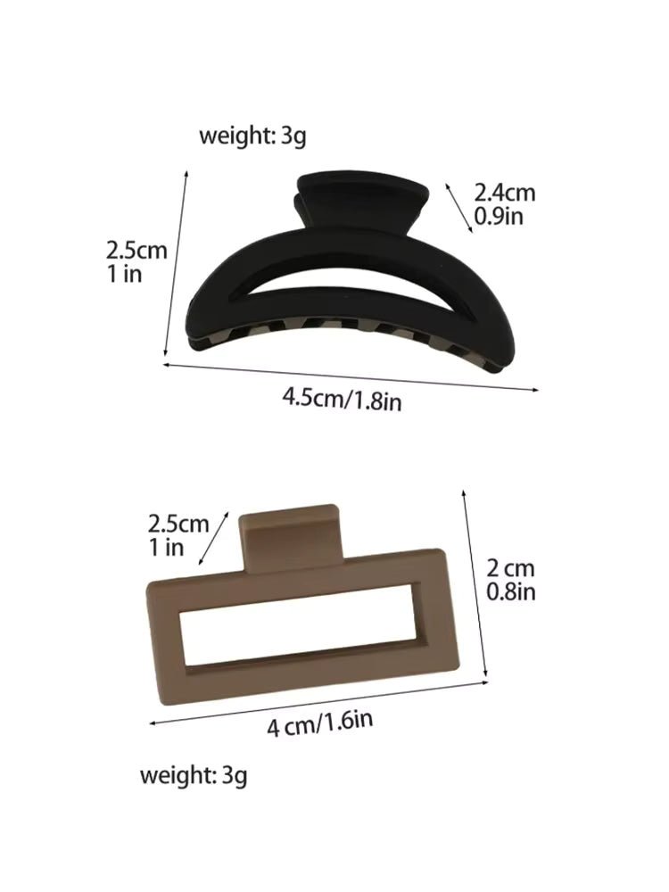 10Pcs Small Hair Claw Clips for Women Girls Mini Tiny Hair Pins Hair Accessories for Thin Thick Medium Fine Hair