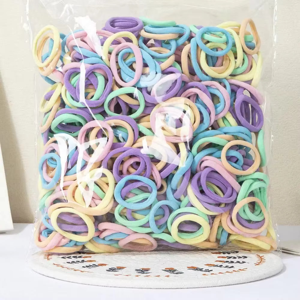 30-100pcs Hair Accessories for Women girl Basic Hair Bands Headband Hair Ropes Ties Ponytail Holder Simple and Fashionable Nylon