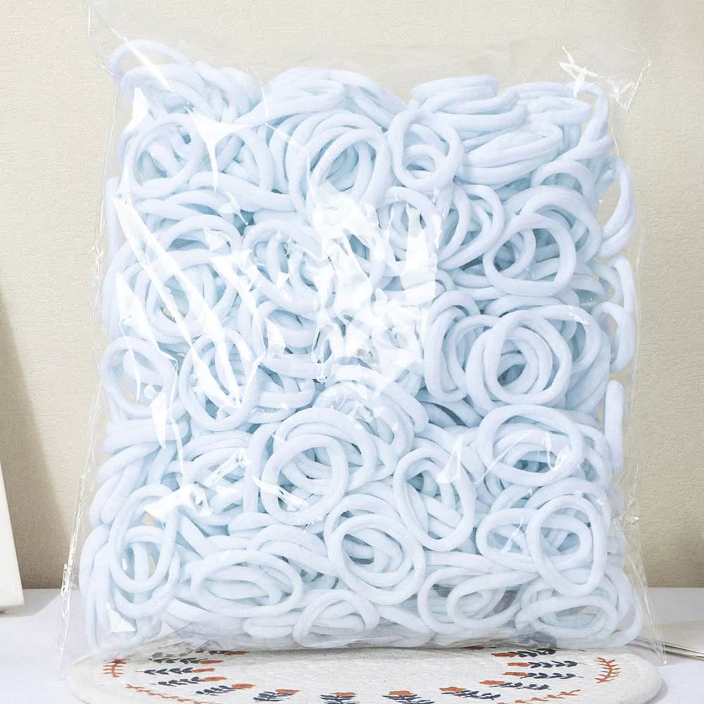 30-100pcs Hair Accessories for Women girl Basic Hair Bands Headband Hair Ropes Ties Ponytail Holder Simple and Fashionable Nylon