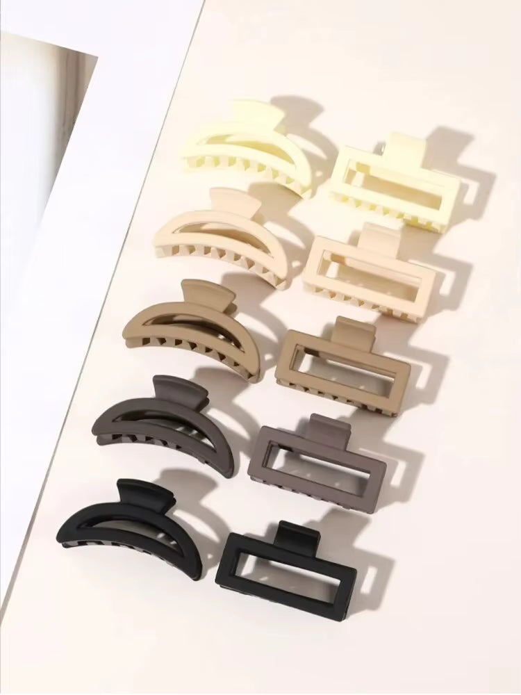10Pcs Small Hair Claw Clips for Women Girls Mini Tiny Hair Pins Hair Accessories for Thin Thick Medium Fine Hair