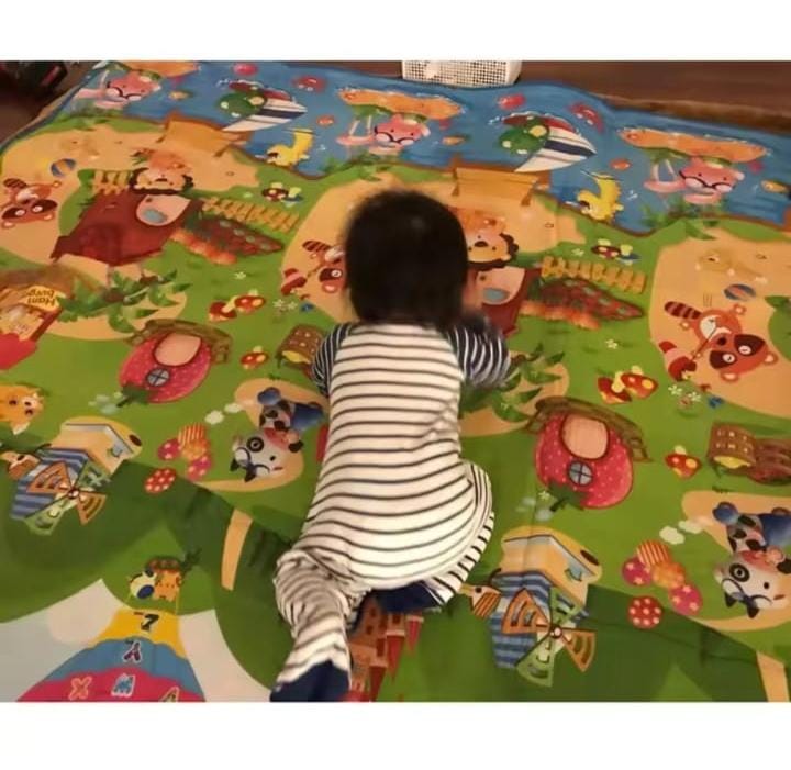 Baby Play Mat 180x120x0.3cm Children Crawling Carpet Toys for Kid Game Activity Gym Waterproof Rug Outdoor Indoor Soft Floor