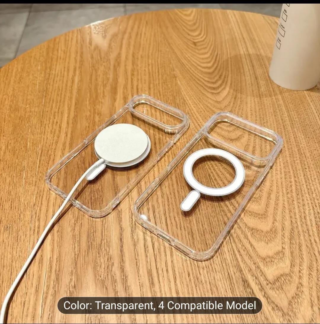 New Clear MagSafe Case for iPhone 17,  17Pro, 17 Pro Max Shockproof Wireless Charging Cover with Magnetic Feature