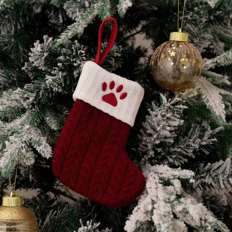 Christmas Alphabet Knitting Sock Christmas Tree Ornament Christmas Decoration For Home 2025 Noel New Year 2026 Xmas Gift